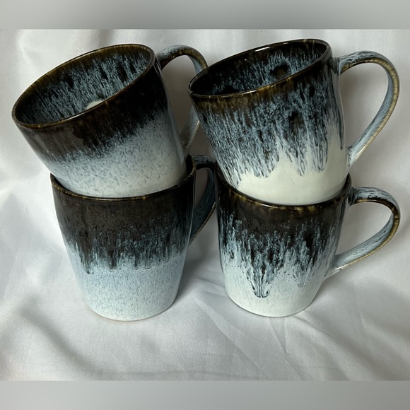 Reactive Glaze Stoneware Mugs Set of Four by West Elm. - Picture 9 of 9